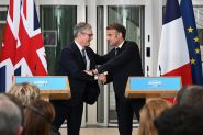 Macron appelle à une reconnaissance commune de la Palestine par Paris et Londres
