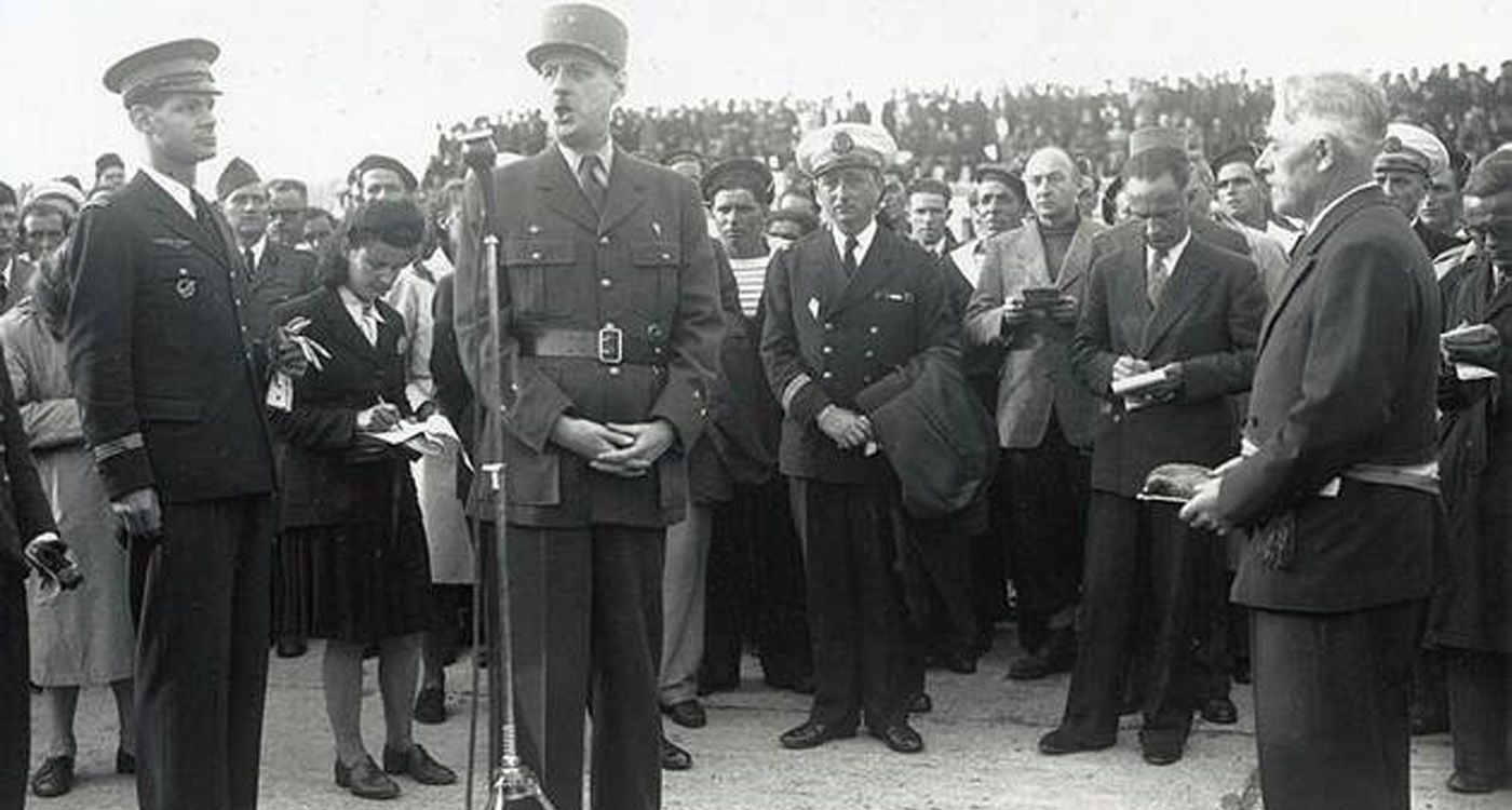 Beyrouth, 1945. De Gaulle n'est pas loin ...