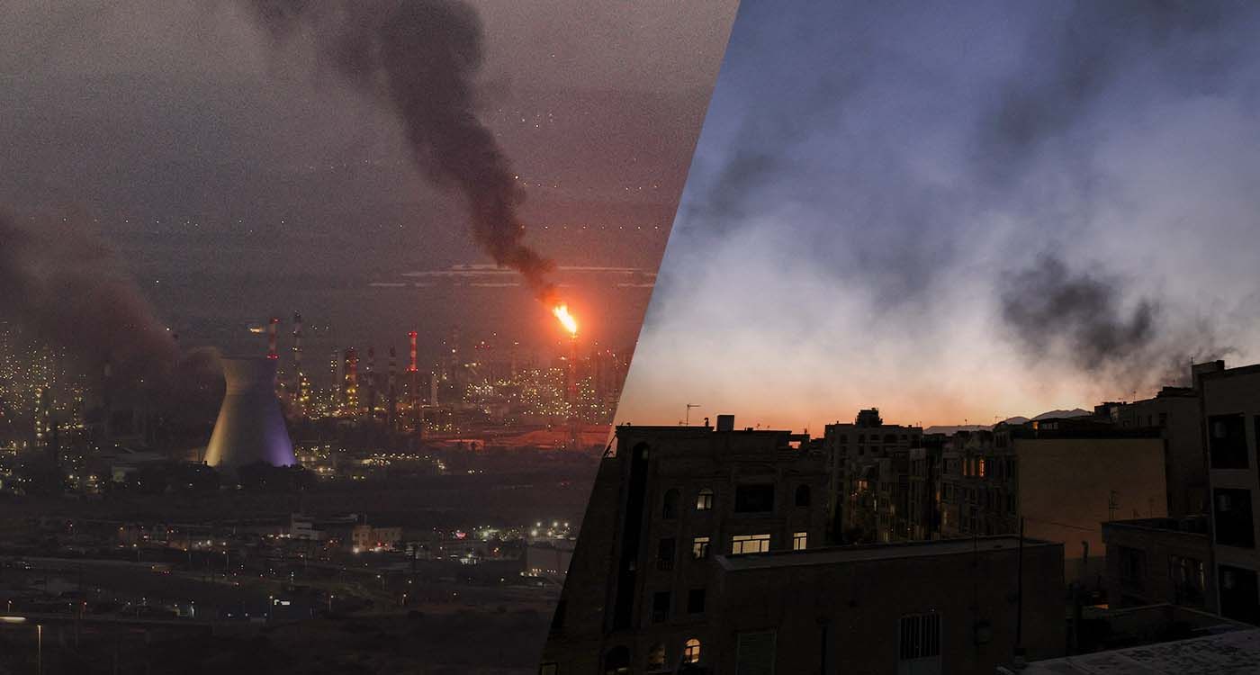 Frappes croisées: un aperçu visuel du bras de fer Israël-Iran