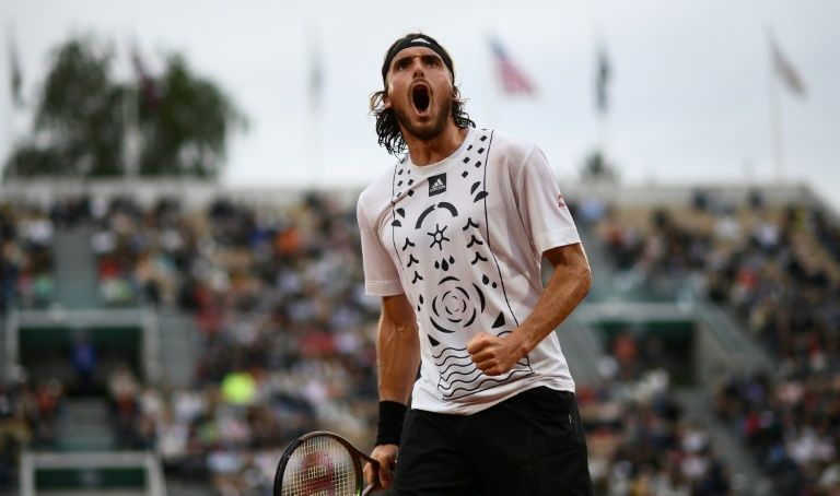 Tsitsipas en marathonien à Roland-Garros