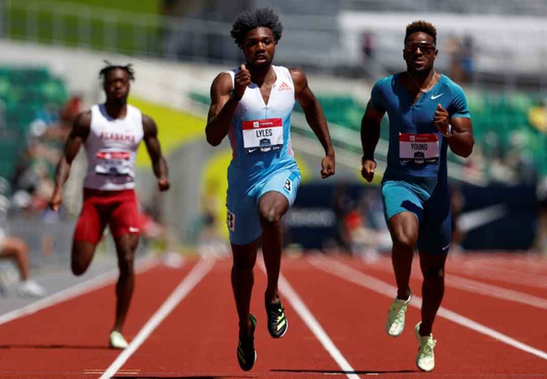 Athlétisme: Lyles, Steiner et Benjamin en imposent aux Championnats US