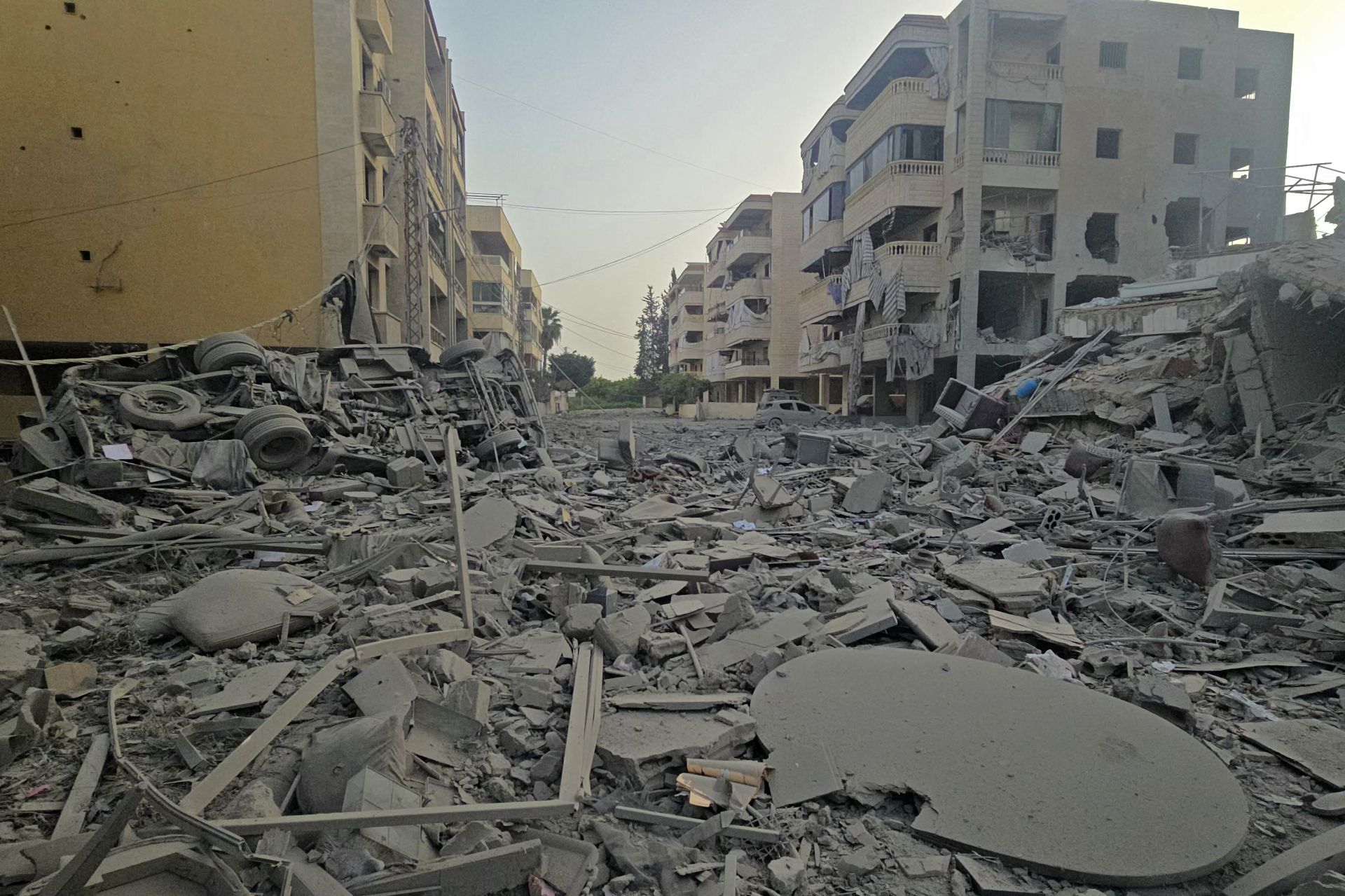 Un hôpital endommagé par des frappes israéliennes à Tyr