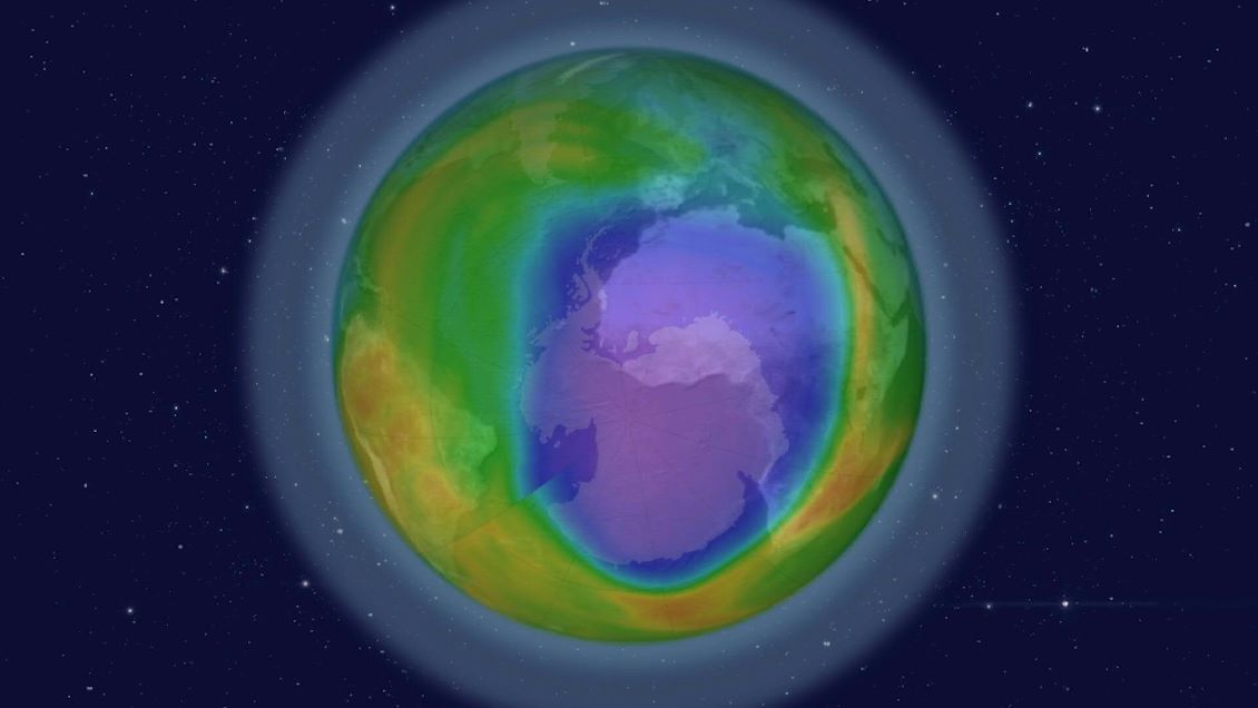 Les trous dans la couche d'ozone se résorbent