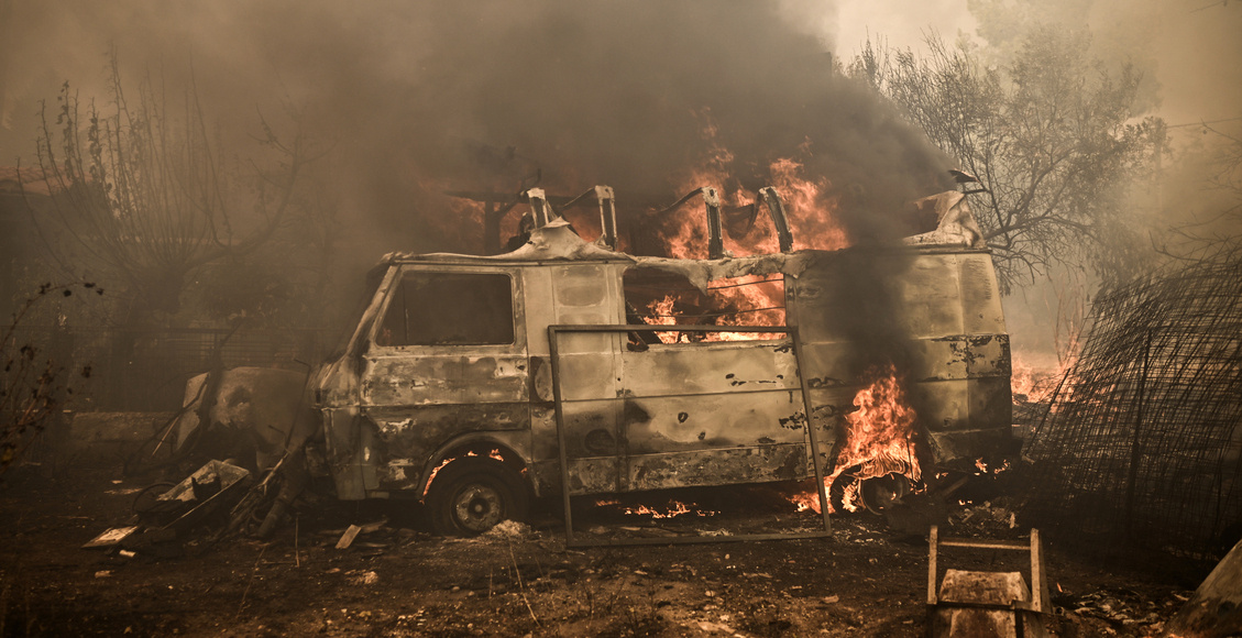 La Grèce face au plus grand incendie de l'Union Européenne