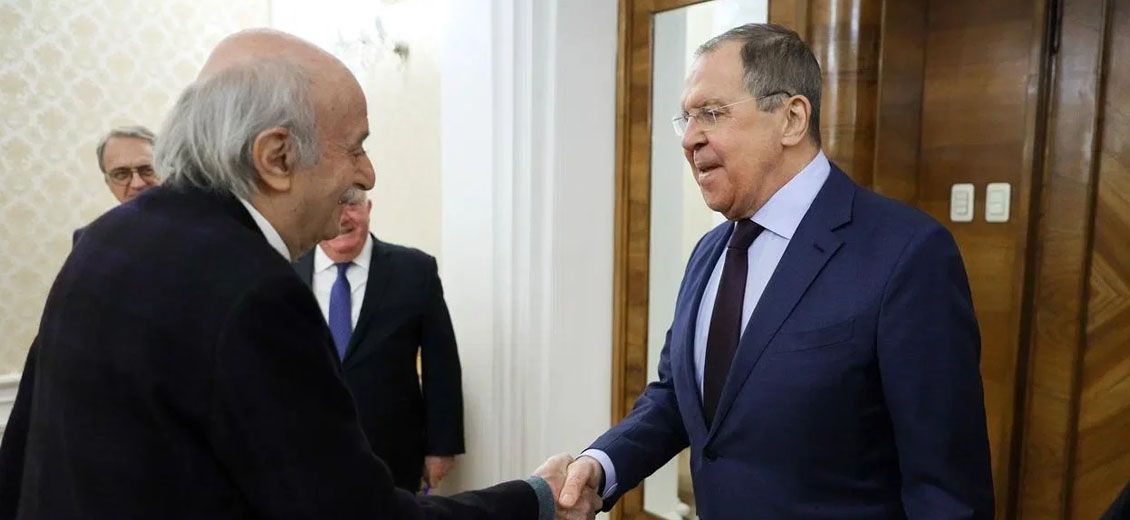 W. Joumblatt s'entretient avec Lavrov à Moscou