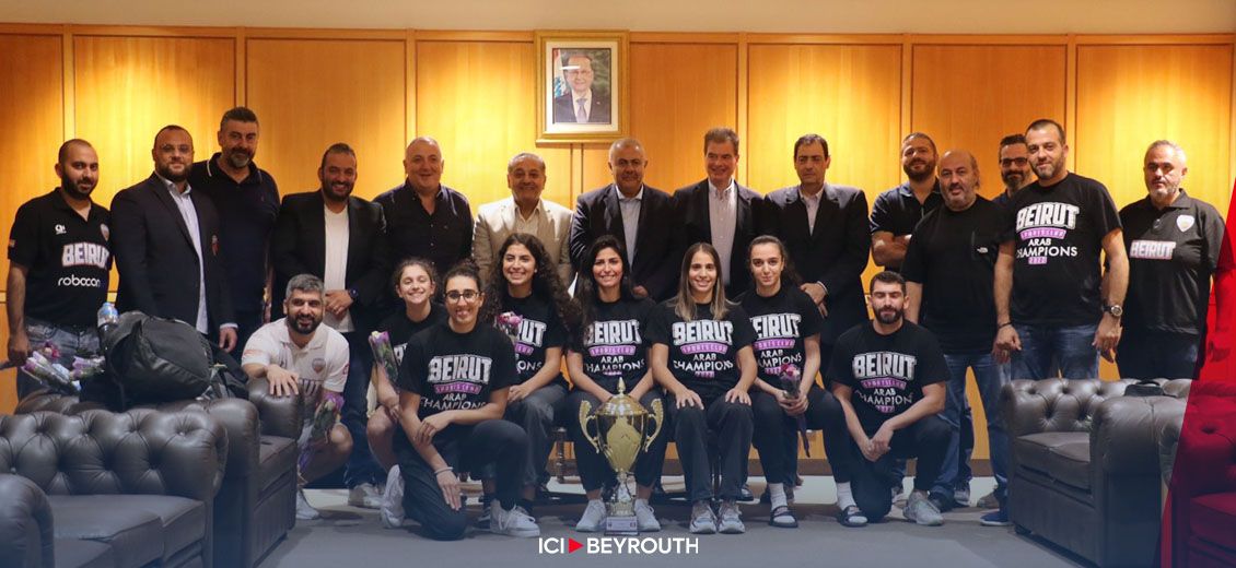 Retour triomphal de l’équipe féminine du SC Beirut au Liban