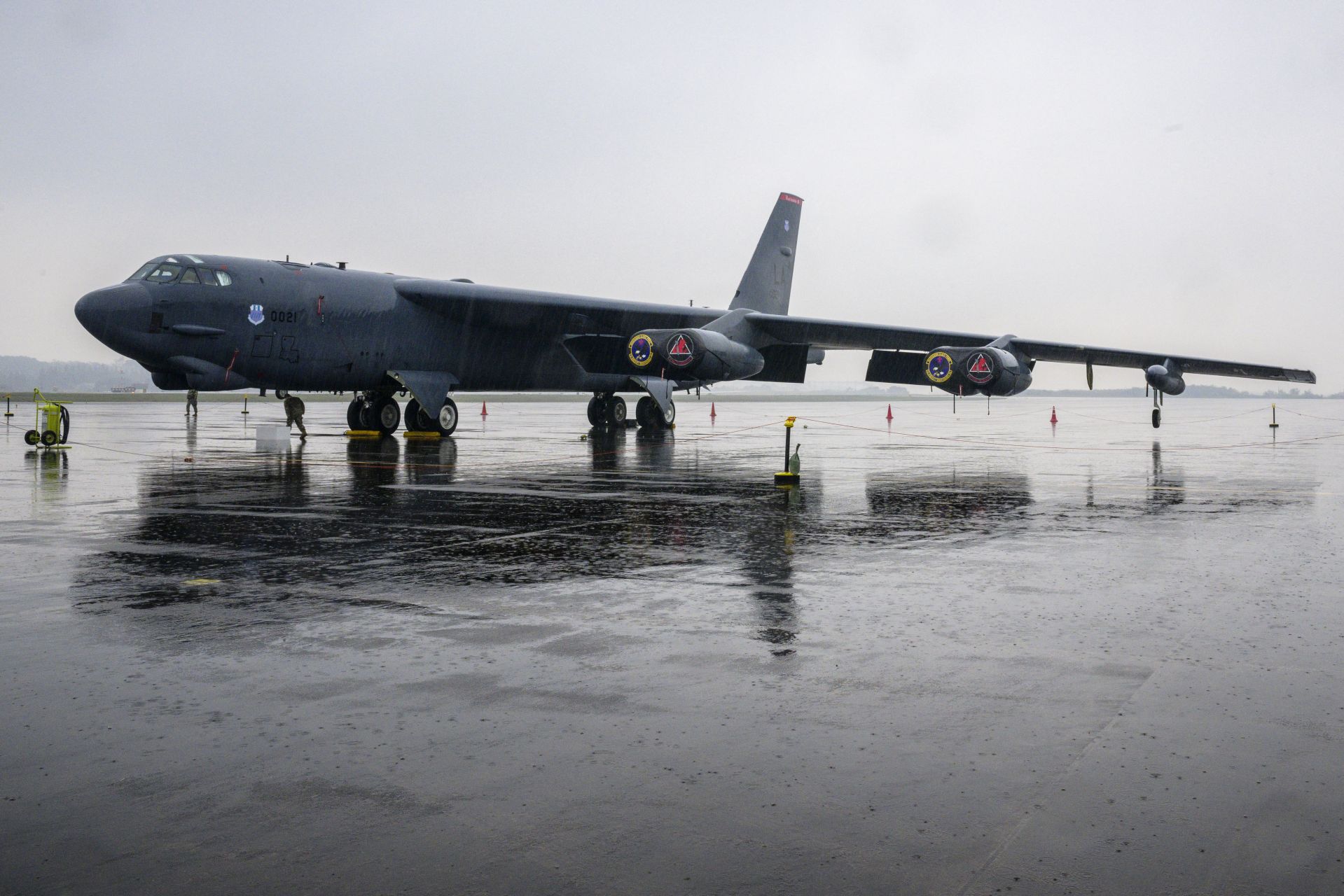 Des bombardiers lourds américains sur la base militaire Diego Garcia