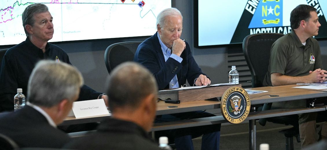 Biden et Harris dans plusieurs États ravagés par Hélène