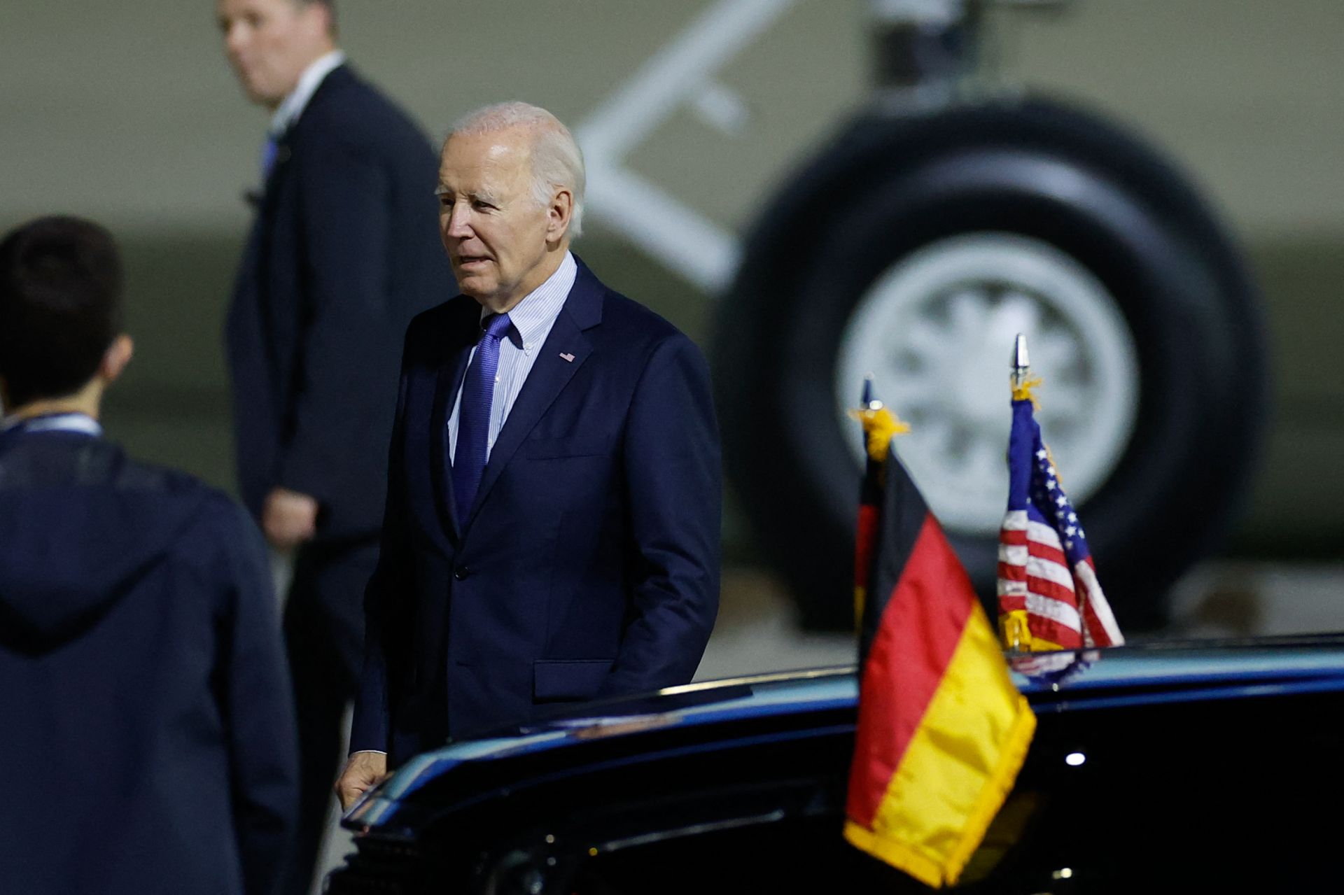 Joe Biden arrive à Berlin pour une visite d'adieu