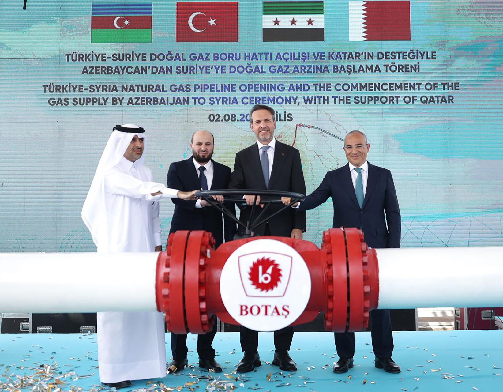 La Turquie commence à fournir du gaz azéri pour relancer la production d’électricité en Syrie