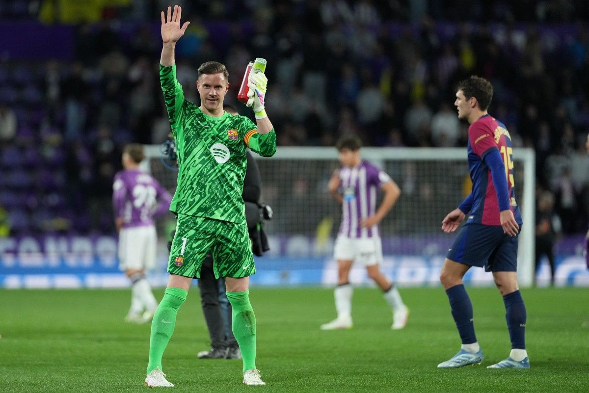 Foot: Ter Stegen et le FC Barcelone se réconcilient