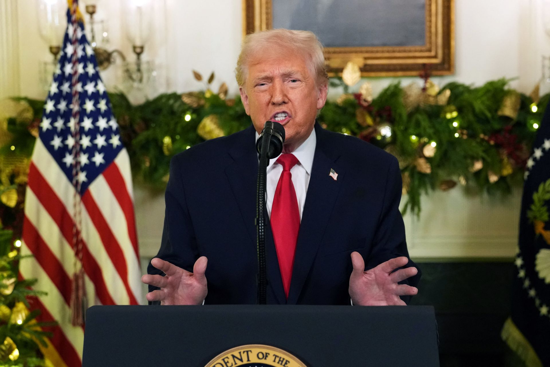 Trump affiche l’optimisme, malgré la grogne économique