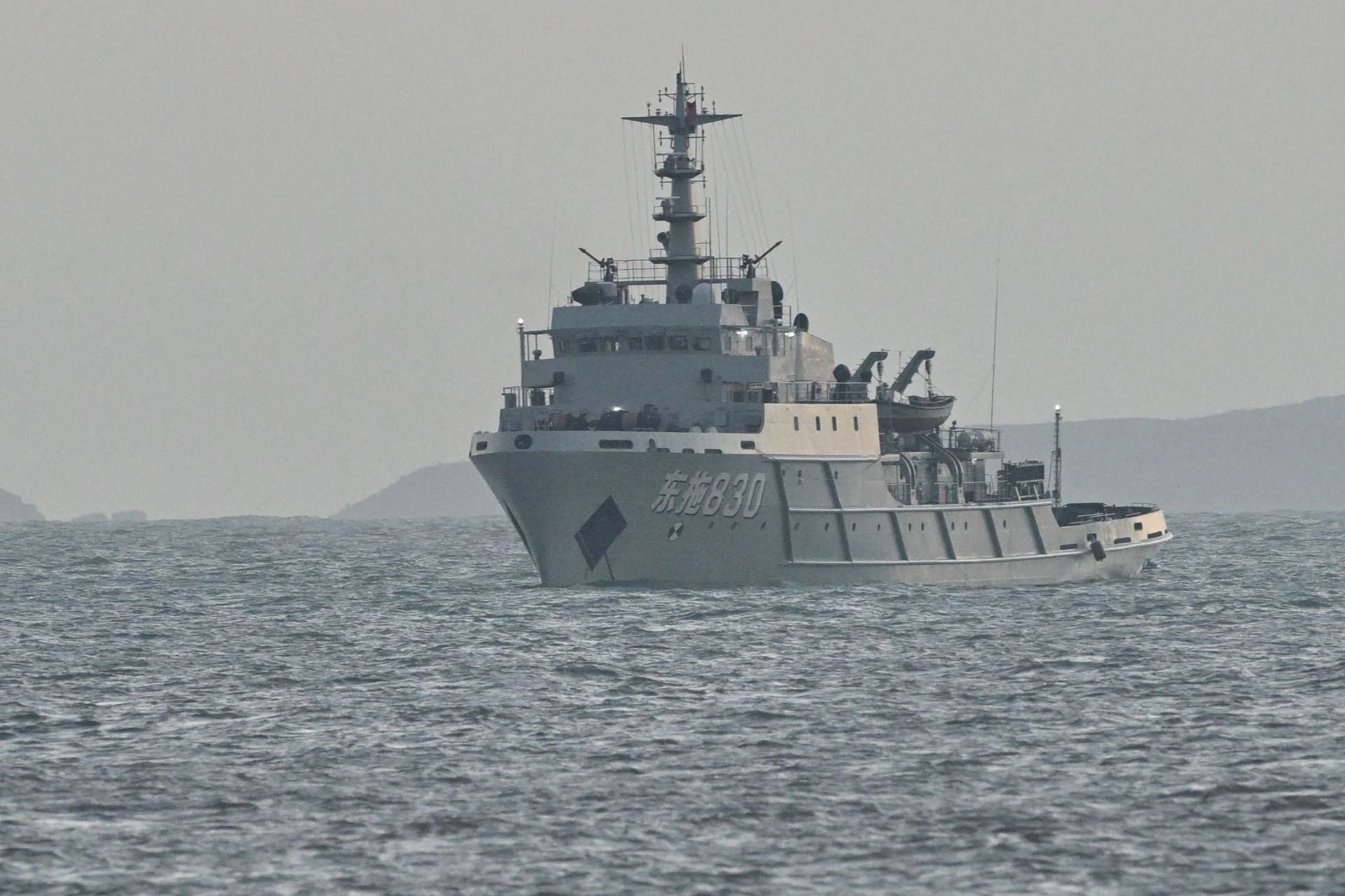 La Chine a déployé «plus de 100 navires» dans les eaux régionales 