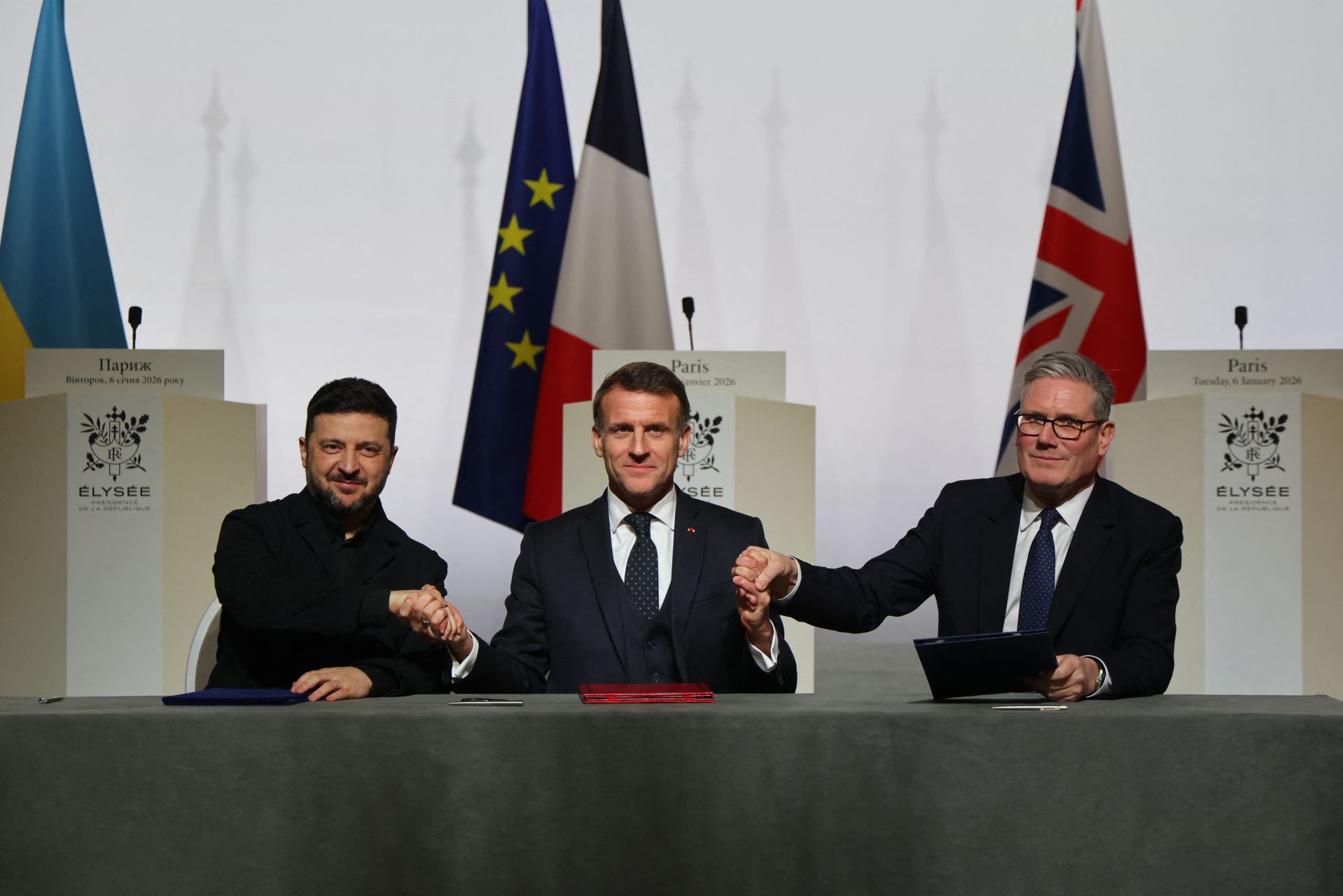 Ukraine : Macron, Starmer et Zelensky s’accordent sur une force multinationale