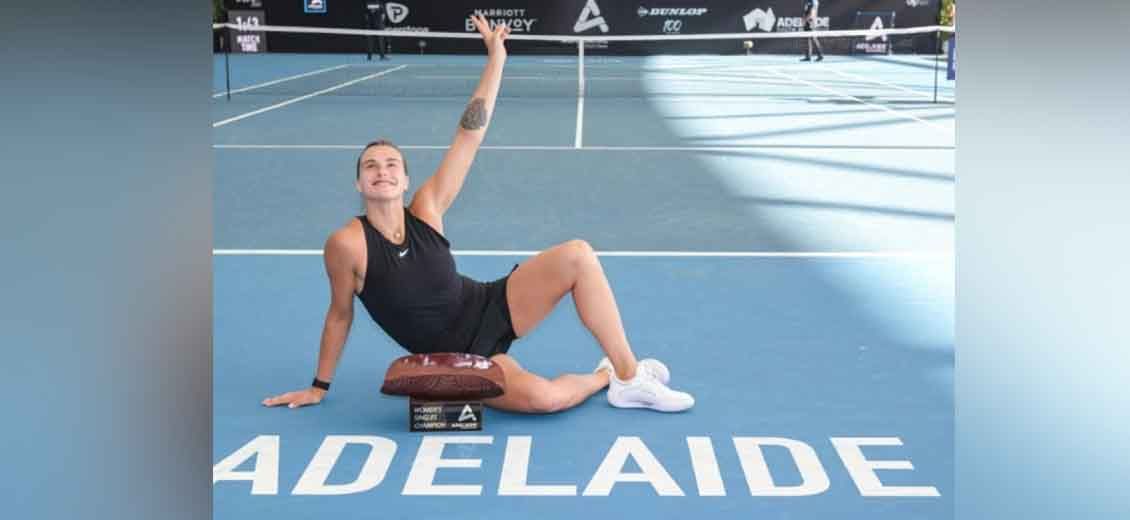 Sabalenka s'impose à Adelaïde et envoie un signal avant l'Open d'Australie