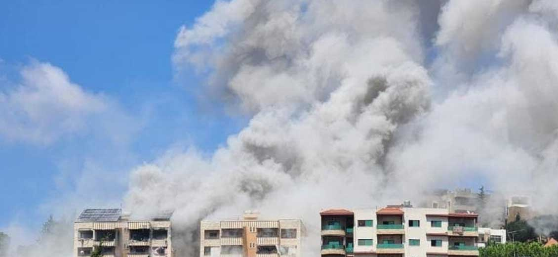 Douze blessés dans une frappe israélienne contre un bâtiment à Nabatiyé