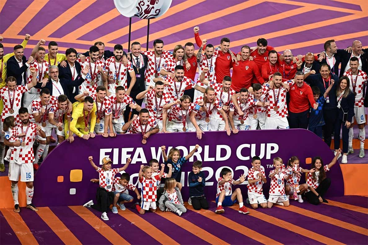 La Croatie et Modric privent le Maroc du podium