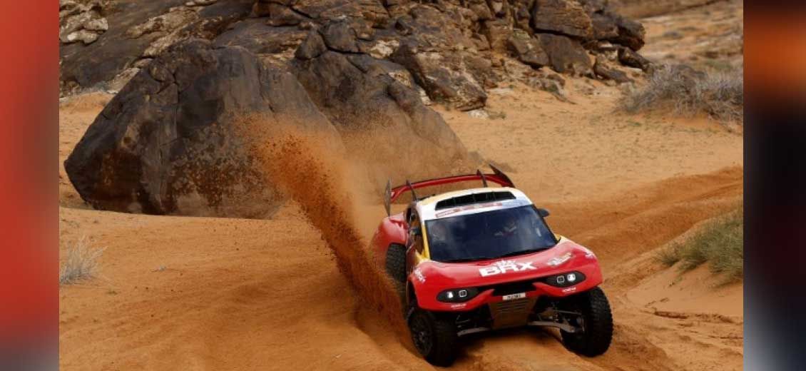 Dakar-2023: Loeb vainqueur du jour en auto, Barreda en moto