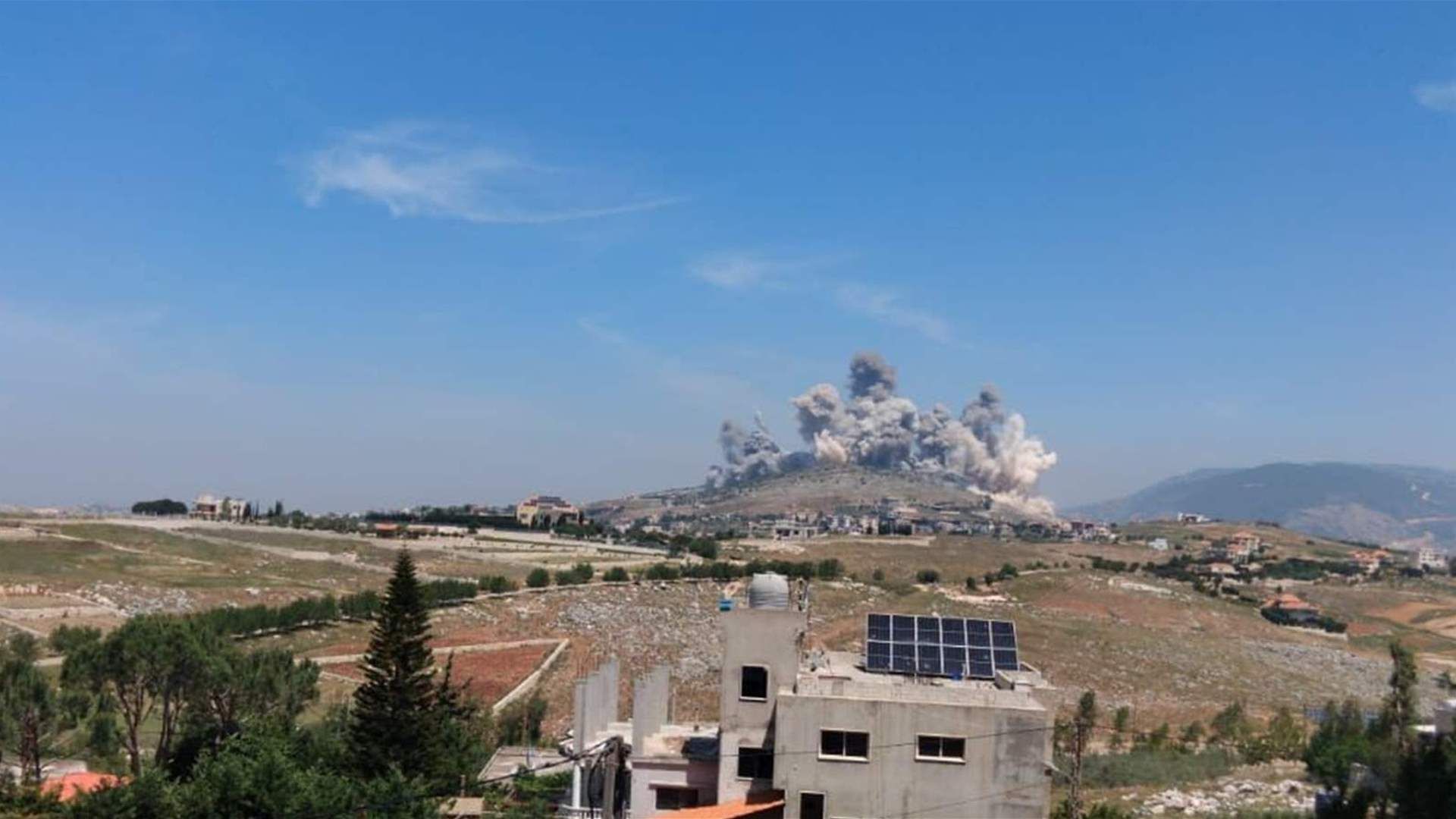 Frappes aériennes sur Nabatiyé: un site du Hezbollah visé, un mort et plusieurs blessés