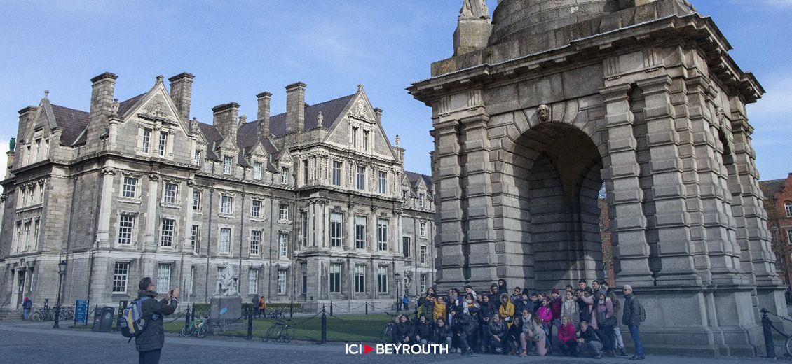 Gaza: des étudiants de Trinity College de Dublin manifestent contre la guerre