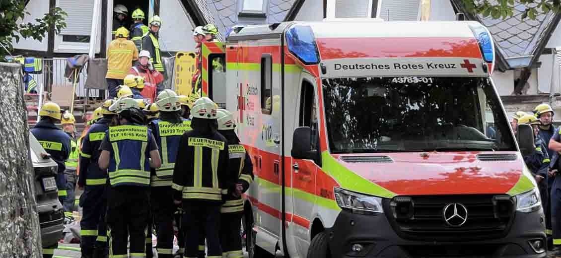 Effondrement d'un hôtel en Allemagne: 2 morts et des personnes ensevelies