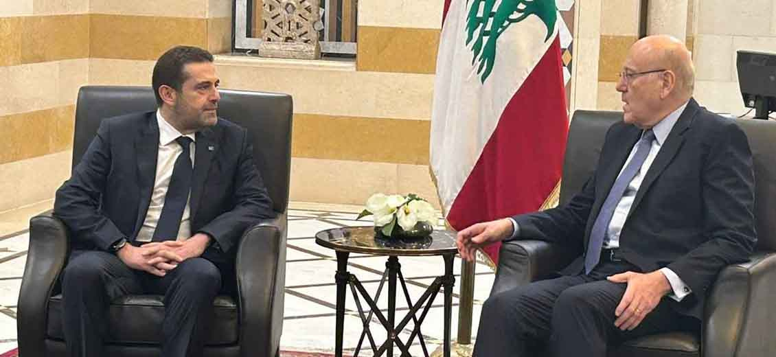 Hariri en visite au Sérail