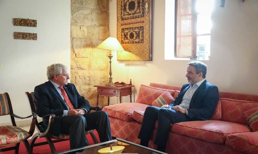 Moawad reçu par l’ambassadeur d’Espagne