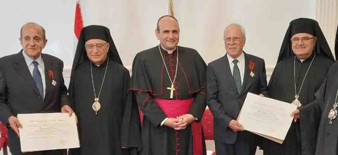 L’ordre papal de Saint-Sylvestre à Roger Nasnas et Zafer Chaoui