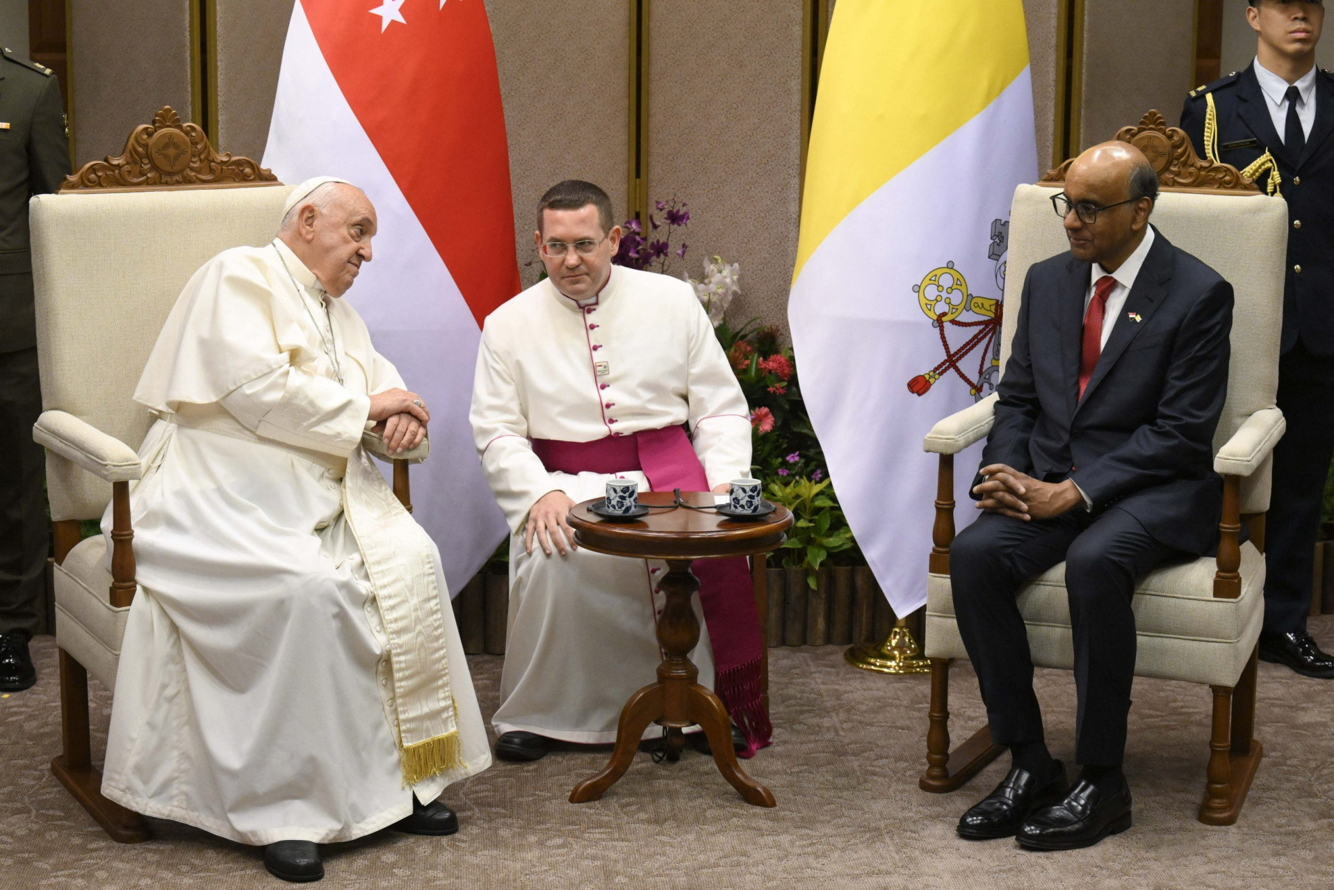 Le pape à Singapour: appel à la justice sociale et à la protection des migrants