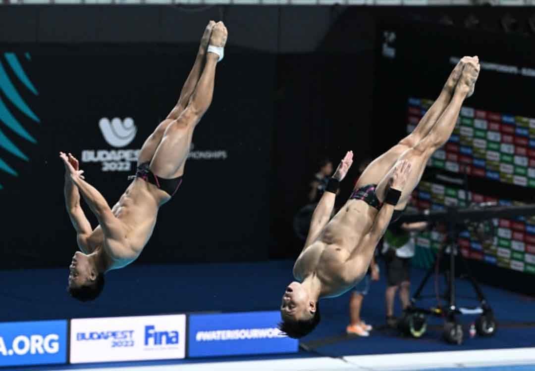 Plongeon : les Chinois Wang et Cao champions du monde du 3 m synchronisé