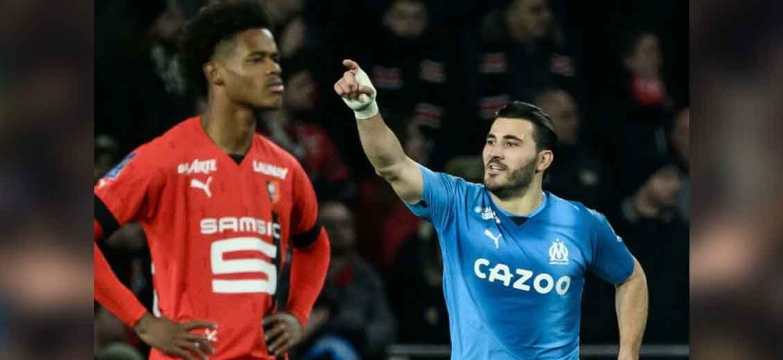 Marseille se relève à Rennes et conforte sa 2e place