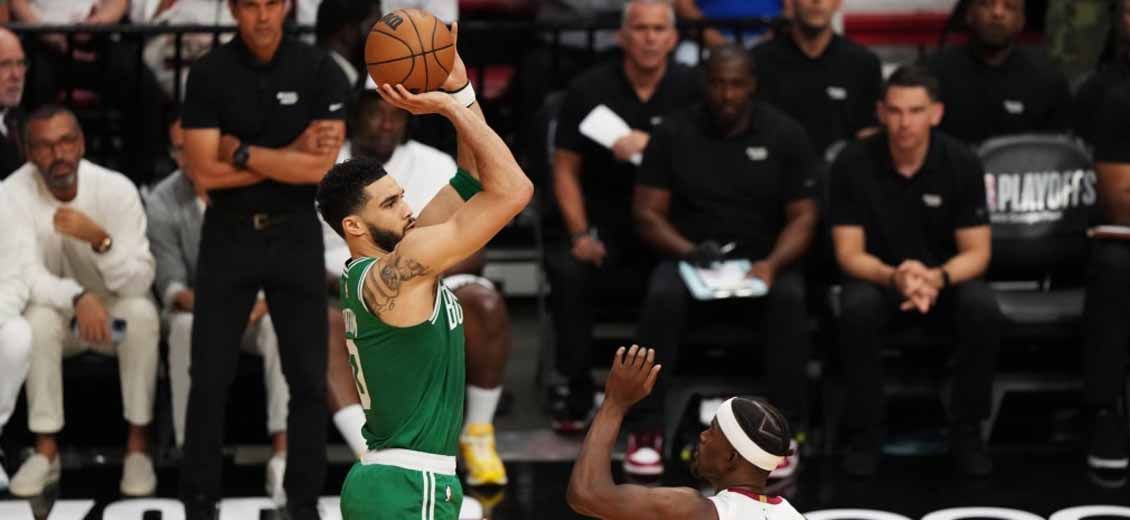 NBA : Tatum redonne un peu d'espoir aux Celtics contre le Heat