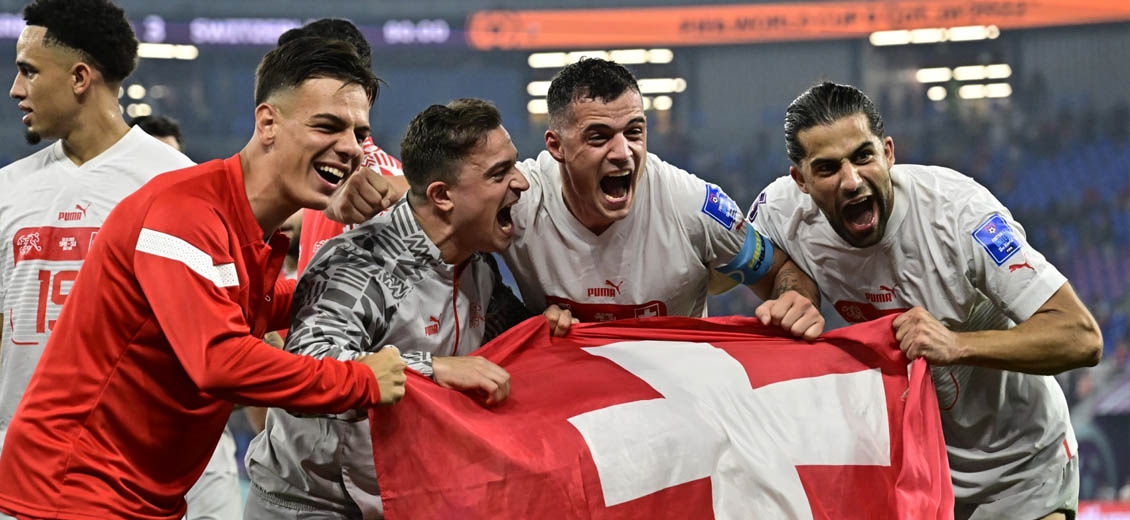 La Suisse accompagne le Brésil en huitièmes de finale