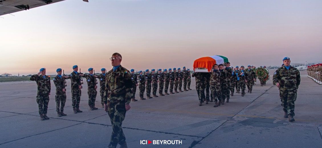 Meurtrier présumé du soldat irlandais libéré: la Finul réagit