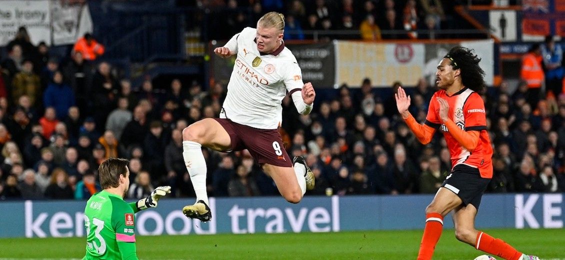 Coupe d'Angleterre: Manchester City qualifié avec cinq buts de Haaland