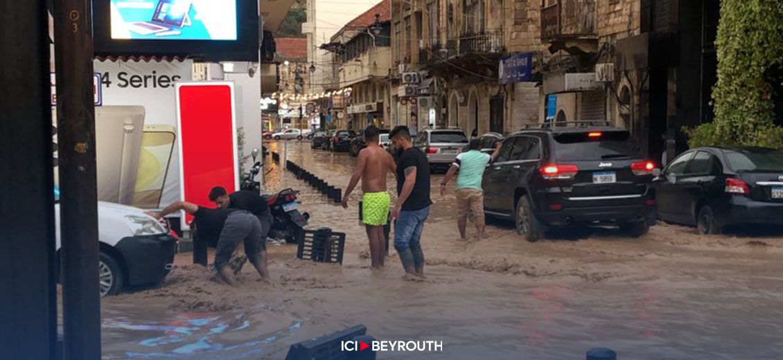 Intempéries: au Kesrouan, les routes se sont transformées en fleuves