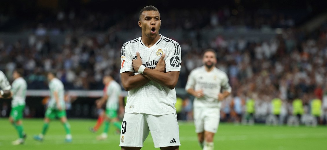 Mbappé marque ses premiers buts en Liga au Bernabeu avec le Real Madrid