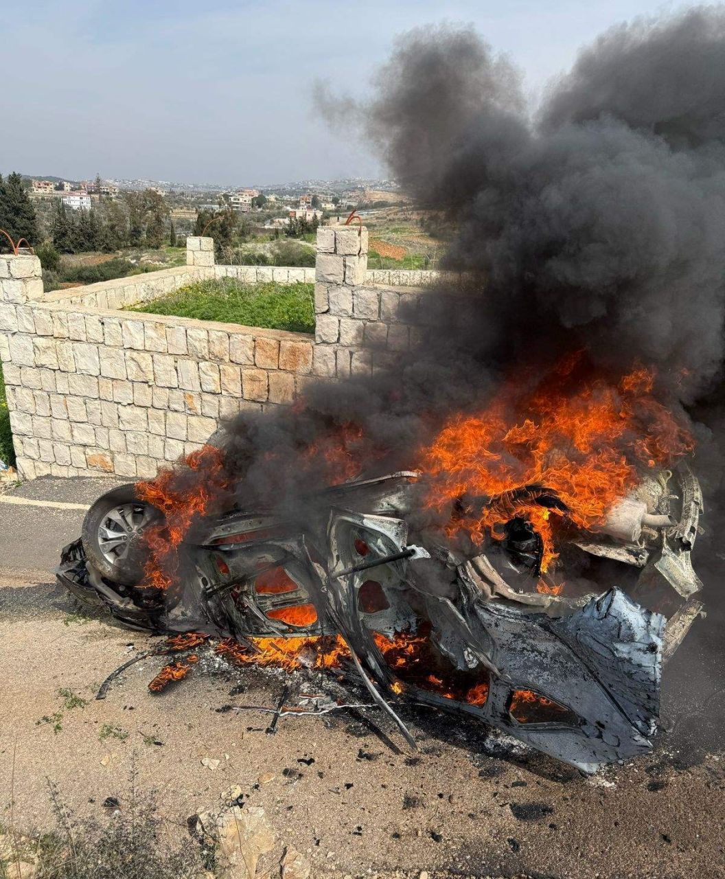 Une voiture ciblée par un drone israélien à Tyr