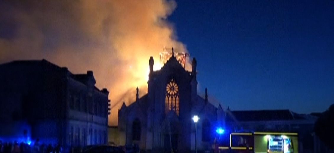 Incendie dans une église de Saint-Omer, un suspect en garde à vue