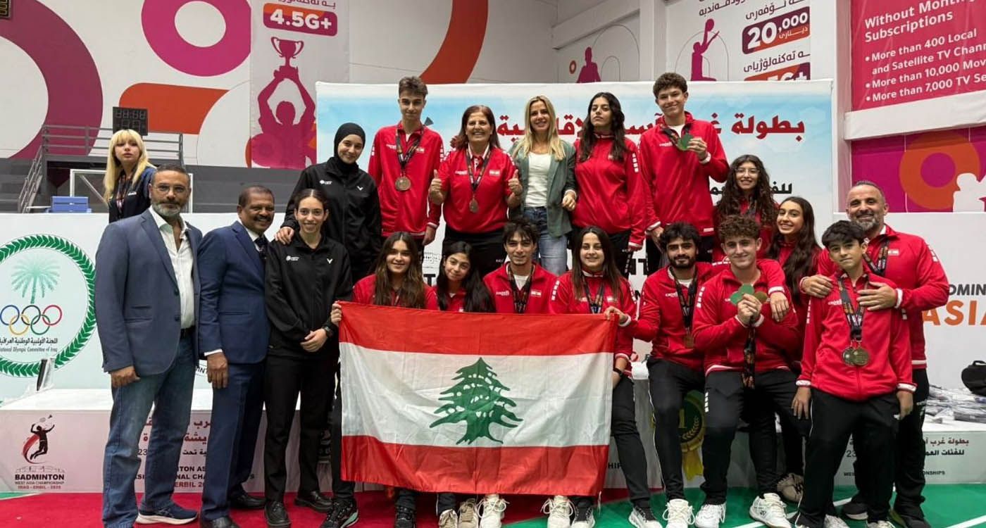 Badminton : le Liban frappe fort à Erbil, 12 breloques dans l’escarcelle