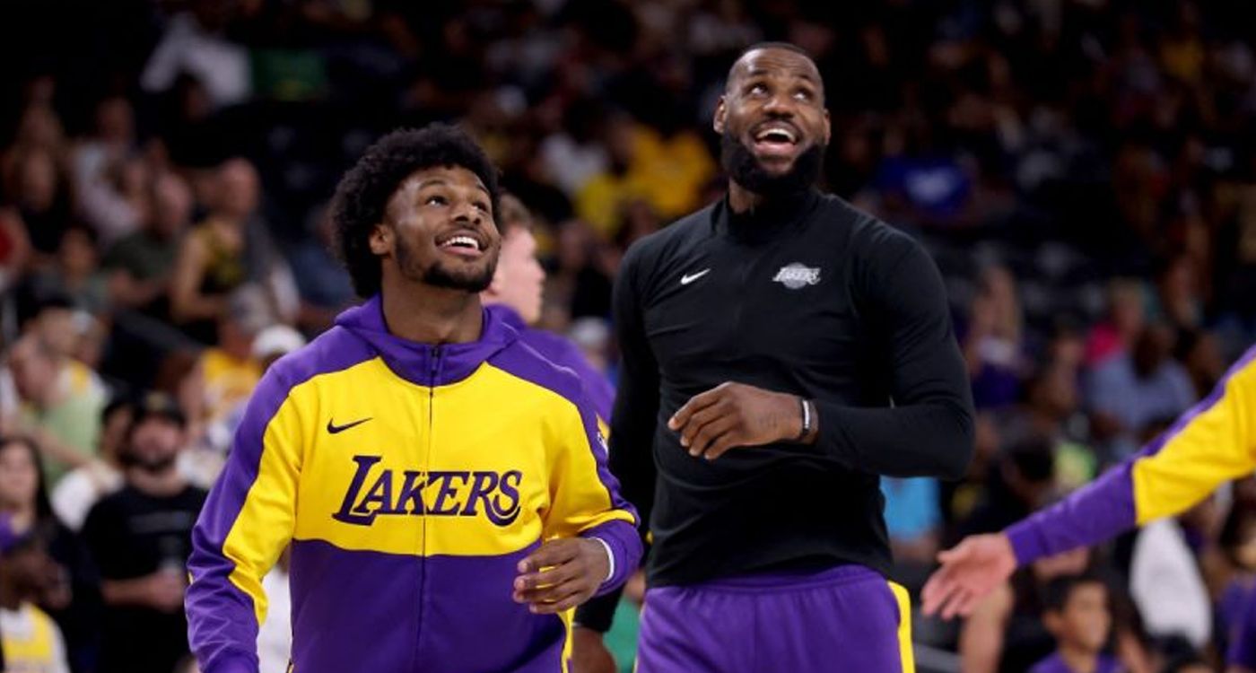 NBA: LeBron et Bronny James sur un même parquet avec les LA Lakers, une première!