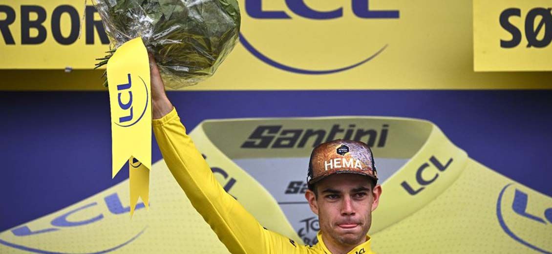 Le Tour de France, avec van Aert en jaune, prend un nouveau départ