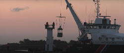 Le petit «phare Eiffel» de Moguériec de retour sur sa jetée