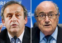 Fifa: un an et huit mois de prison avec sursis requis contre Platini et Blatter