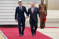 Emmanuel Macron en Jordanie pour discuter de la situation à Gaza