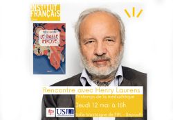 Institut français: rencontre attendue avec l'historien Henry Laurens