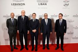 Conférence sur le Liban: Macron appelle à un arrêt immédiat de la guerre