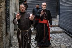 À Jérusalem, une Pâques perturbée par la guerre et les restrictions d'accès au Saint-Sépulcre
