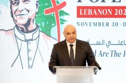 Visite papale au Liban: Joseph Aoun salue un «tournant historique»