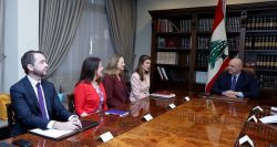 Ortagus entame au palais présidentiel sa mission au Liban